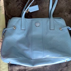 Coach leather handbag